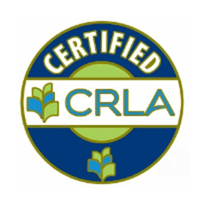 Blue cerififed CRLA circle badge